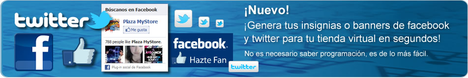 facebook y twitter en tu tienda virtual